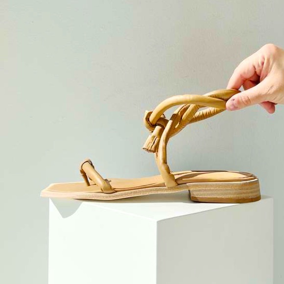 Anthropologie Wal & Pai Eureka Sandal in Green Size 37 - Picture 11 of 13